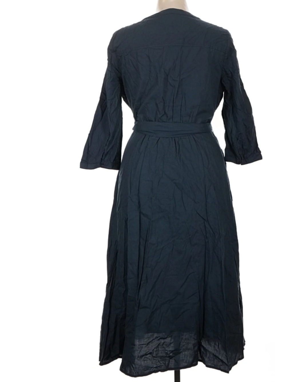 Pact Sunset Lightweight Organic Cotton Easy Dress French Navy Size XL - Picture 5 of 7